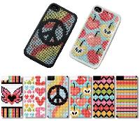 Housses Coques pour  I-PHONE 4  broder 