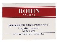 Epingles   piquer en laiton Bohin, 26 X 0.65 mm, bote de 100 g