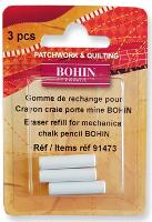 Gommes blanches recharge Bohin, 3 units