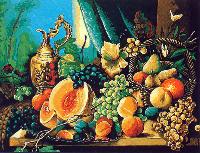 Composition de Fruits, kit canevas Margot de Paris