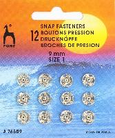 Pressions  Coudre mtal nickel, 7 tailles au choix