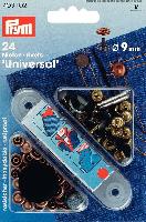 Rivets pour Jeans 9 mm avec outil Prym, 24 pices