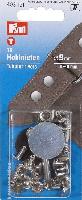 Rivets tubulaires Prym, diamtre 9 mm, 15 pices