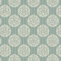 " Flower Ball Teal ", tissu tilda, coupon de 100 X 110 cm