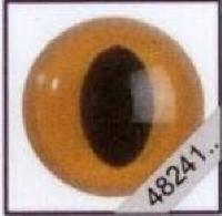 Yeux de chat Orange  clipser, 12 mm, 10 units