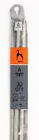 Aiguilles  tricoter plastique Pony, 30 cm, N6.0 et N6.5