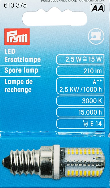 Ampoule Leds à Vis PRYM pour Machine à Coudre - LA COUSERIE CRÉATIVE