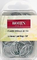 Anneaux briss nickels 22 mm Bohin