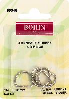 Anneaux triers 12 mm Bohin, 2 coloris