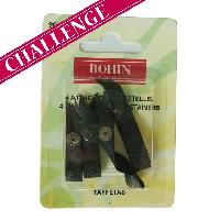 Attache Bretelles Noires Bohin, 4 units