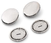 Boutons  recouvrir  laiton argent Prym, 11 mm,100 pices