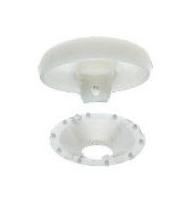 Boutons  recouvrir, plastique blanc Prym, 19 mm, 100 pices