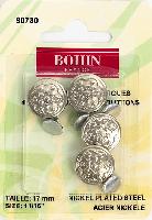 Boutons automatiques Bohin 17 mm, 3 coloris