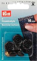 Boutons Jeans automatiques Etoiles Noir, 16 mm, Prym