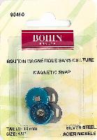 Bouton magntique sans couture Bohin, 14 mm, 3 coloris 