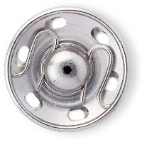 Boutons pression a coudre 6 mm Laiton Argent Prym, 1000 units