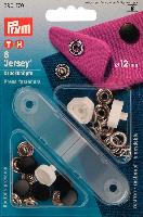 Boutons pressions Jersey Noirs avec outil, 12 mm Prym