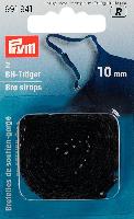 Bretelles soutien gorge Noires Prym, 10 mm