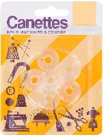 Canettes plastiques Bohin pour machine  coudre, 6 units