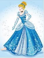 Cendrillon, kit Diamond Painting Disney Vervaco