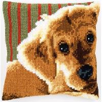 Titus le Chien, kit coussin canevas Vervaco