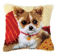 Chihuahua, kit coussin point nou  Vervaco