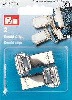 Clips pour bretelles  charnire Prym, 18 mm