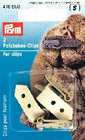 Clips pour fourrure  coudre Beige Prym