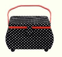 Boite  ouvrage Polka XL Prym, noir & blanc