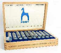 Coffre de Ds ZAMAC Pony, assortiment de 100 pices