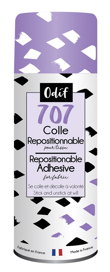 COLLE REPOSITIONNABLE POUR TISSU - SPRAY 250 ML