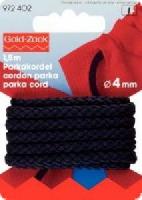 Cordon Parka Bleu Marine, grosseur 4 mm, 1.5 mtres