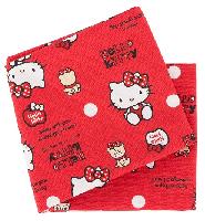 Bear Dot Rouge, coupon tissu Hello Kitty, 50 X 54 cm, 4 units