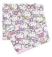 Pause Rose, coupon tissu Hello Kitty, 50 X 54 cm, 4 units