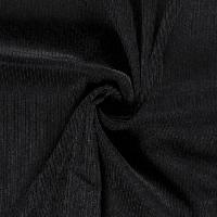 Coupon tissu velours ctel Noir, 70 X 140 cm