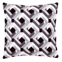 Carrs Gris & Noirs, kit coussin point lanc