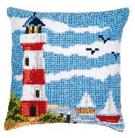 Le Phare, kit coussin canevas Vervaco Verachtert