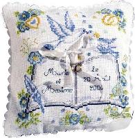 Le registre, coussin de mariage  broder Princesse