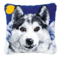 Huskie, kit coussin au point nou Vervaco