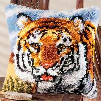 Le Tigre, kit coussin point nou Vervaco