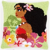 Moana, kit coussin canevas Vervaco