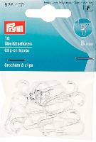 Crochets  clips transparents Prym, 6 mm