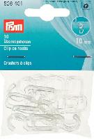 Crochets  clips transparents Prym, 10 mm