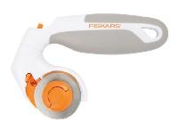 Cutter rotatif  poigne pivotante Fiskars 45 mm