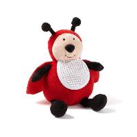 Doudou Coccinelle DMC, avec bavoir  broder