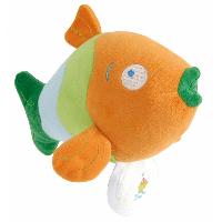 Doudou Poisson DMC avec bavoir  broder