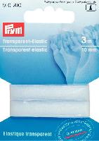 Elastique transparent Prym, largeur 10 mm, 3 M