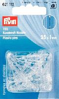 Epingles  piquer en plastique transparent Prym