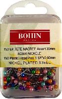 Epingles tte nacre assorties Bohin, 30 X 0.60 mm