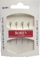 Epingles tte perle ronde nacre 40 mm Bohin